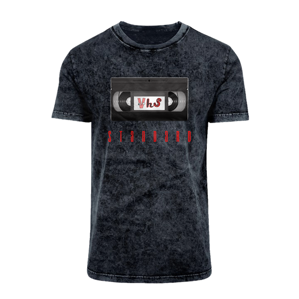 VHS "STANDARD" Acid Washed T-Shirt